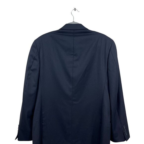 Joseph Abboud Mens Wool Blazer‎ Suit Double Vent 3 Button Lined Navy Size 40R - Picture 8 of 8